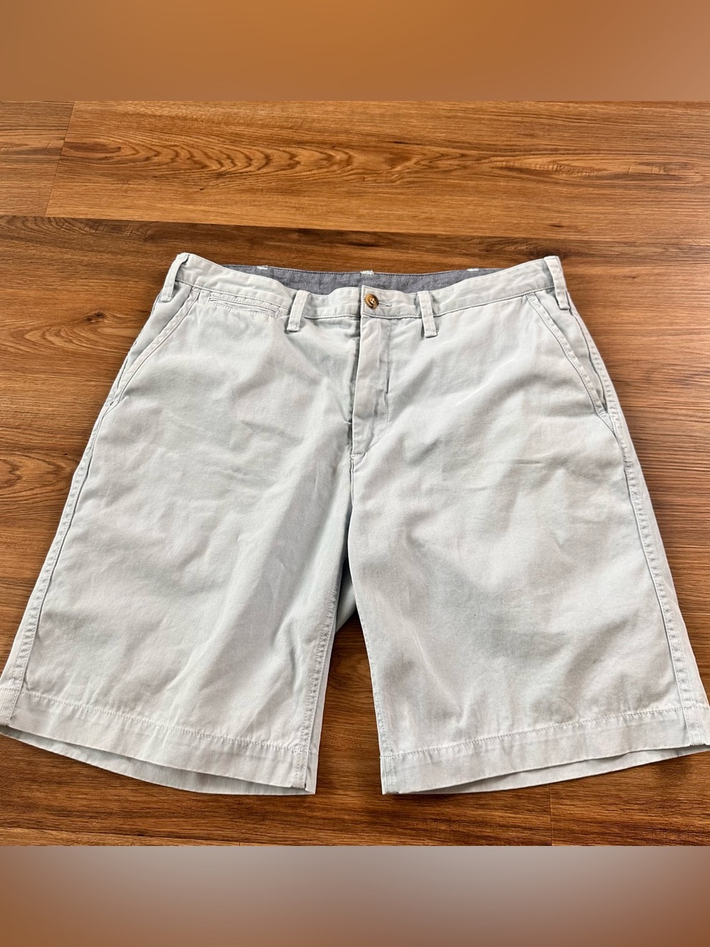Polo Ralph Lauren Chino Shorts Mens 36 Light Blue Relaxed Fit 10” Preppy Casual